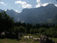 PICT2893  Uitzicht op de italiaanse alpen, vanuit het meer gezien richting zuiden.